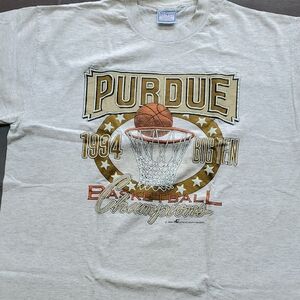 Purdue Basketball Champions 1994 Graphic T-Shirt - Cream